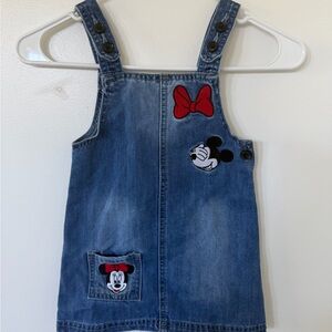 Toddler Denim Micky & Minnie Dress